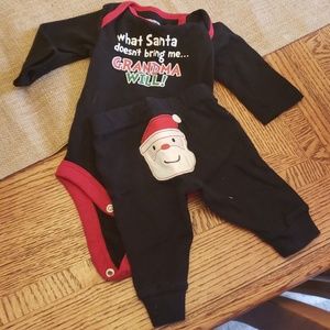 Little boy santa outfit